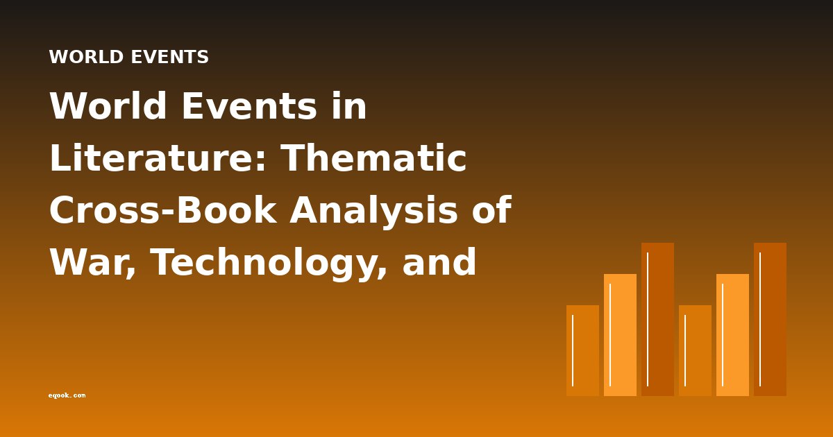 World Events in Literature: Thematic Cross-Book Analysis of War, Technology, and Society