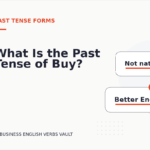 What Is the Past Tense of Buy?