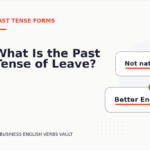 What Is the Past Tense of Leave?