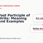 Past Participle of Write: Meaning and Examples
