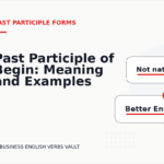 Past Participle of Begin: Meaning and Examples