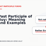Past Participle of Buy: Meaning and Examples