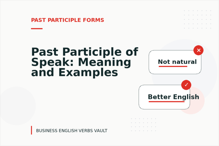 Past Participle of Speak: Meaning and Examples Past Participle of Speak: Meaning and Examples