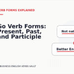 Go Verb Forms: Present, Past, and Participle