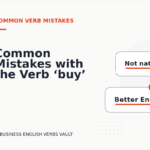 Common Mistakes with the Verb ‘buy’