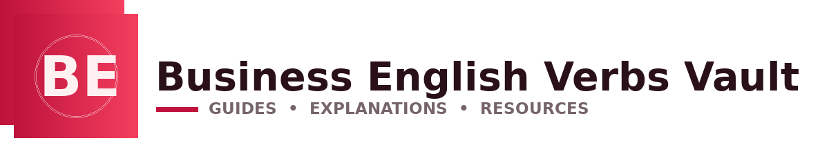 Business English Verbs Vault